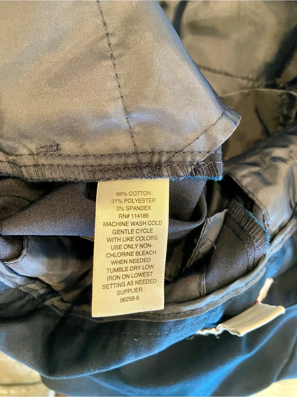 Lot of 2 Women's Liz Claiborne EMMA Ankle Pants Size 6P Navy Gray Mid Rise - Picture 5 of 14